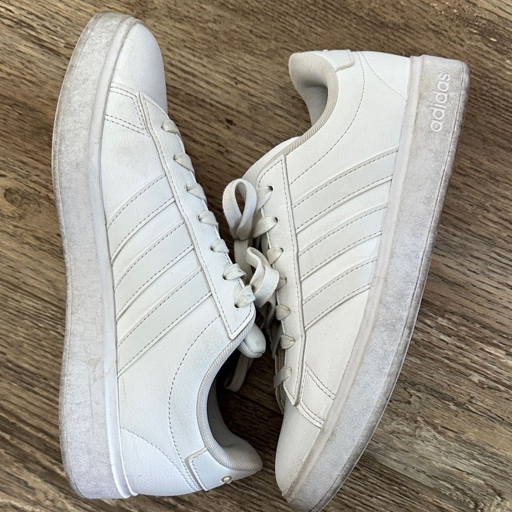 Adidas Classic White Court Sneakers